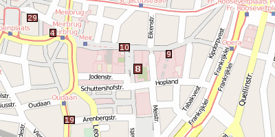 Stadtplan Rubenshaus Antwerpen