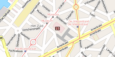 Königliches Museum der Schönen Künste  Antwerpen Stadtplan