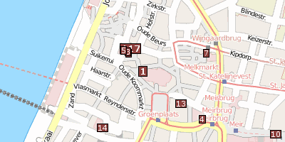 Liebfrauenkathedrale  Antwerpen Stadtplan