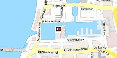Stadtplan Museum aan de Stroom Antwerpen