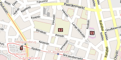Stadtplan Universität Antwerpen Antwerpen